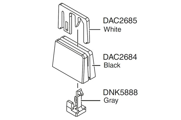 Set faderknop Pioneer DAC2684 DAC2685 DNK5888
